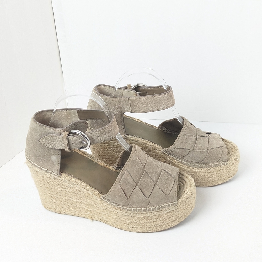 Marc Fisher Suede Espidrille Wedges - Picture 15 of 16